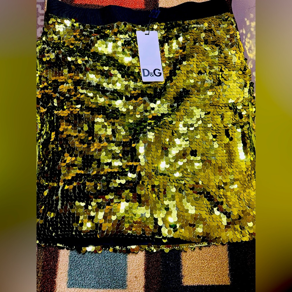 D&G Sequin Mini Skirt NEW WITH TAGS